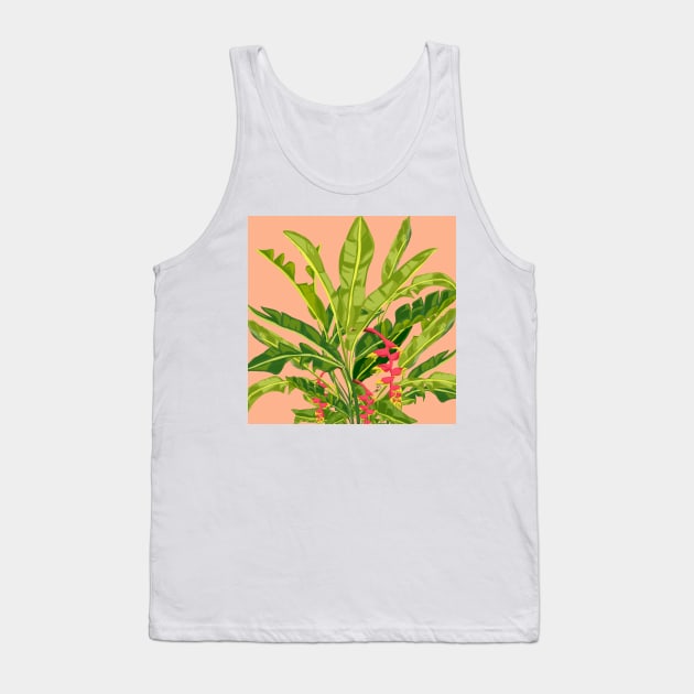 Birds of paradise Heliconia Tank Top by edmproject